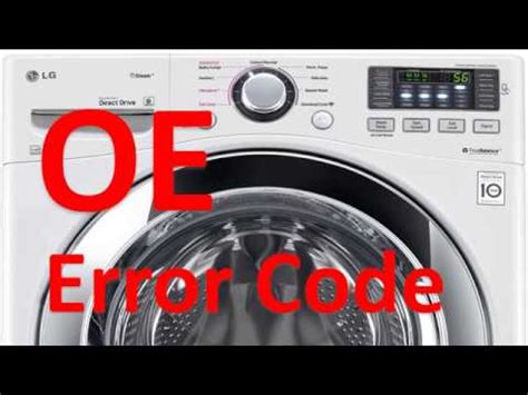 ub code on lg washer|LG Front Load Washer